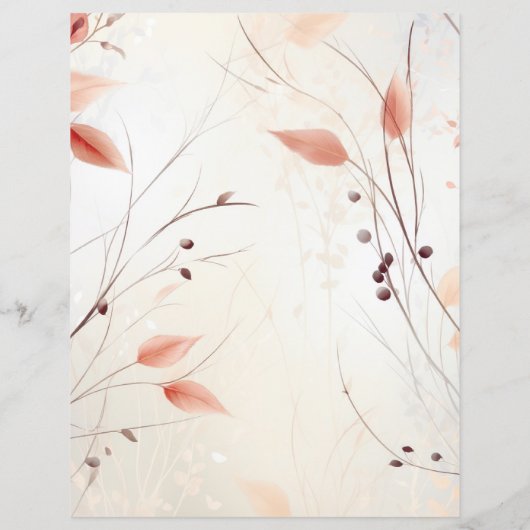 紅葉スクラップブック紙 (裏面)