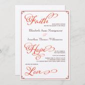 紅葉スフェイスホープ結婚式招待状 招待状 (正面/裏面)