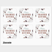 紅葉スワーズサンクスギビングホリデーパーティー スクエアシール (シート)