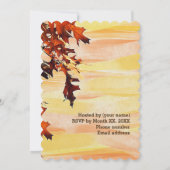 紅葉スワールカラーリハーサルディナー招待状 招待状 (裏面)