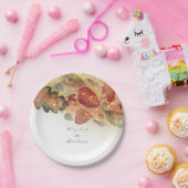 紅葉ス結婚ホワイト ペーパープレート (パーティー)