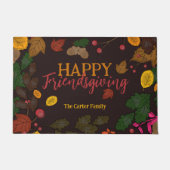 紅葉ズアコーンズベリーハッピーフレンドシップ ドアマット (正面)