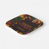 紅葉ズアコーンズベリーフレンドリディナー ペーパープレート (傾斜あり)