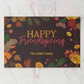 紅葉ズアコーンズベリーフレンドリーディヴィングランチョンマット ペーパーパッド (正面)