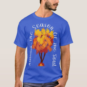 紅葉ズシーズンズオブザソウル秋ツリーリーフ Tシャツ
