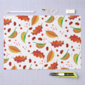 紅葉ズナッツ栗秋オレンジデクページ 薄葉紙 (クラフト)