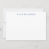 紅葉ズパープル&ブルーノテカード ノートカード (正面)