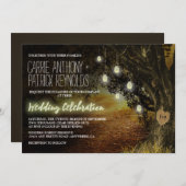 紅葉ズメイスンジャールオークツリー結婚式招待状 招待状 (正面/裏面)