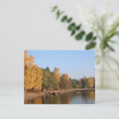 紅葉ズランドスケープfrom Espoo, Finlandポストカード ポストカード (スタンド正面)