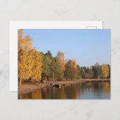 紅葉ズランドスケープfrom Espoo, Finlandポストカード ポストカード (正面/裏面)