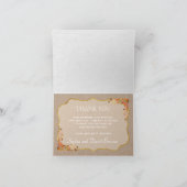 紅葉ズ素朴リネンキャンバスありがとう サンキューカード (内部)