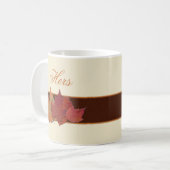 紅葉セラミック「Her」マグカップ コーヒーマグカップ (正面左)