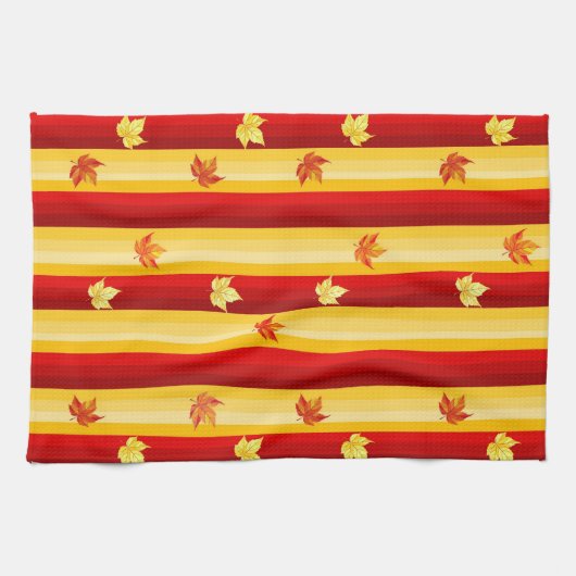 紅葉タオル キッチンタオル (横)