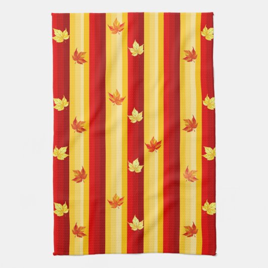 紅葉タオル キッチンタオル (縦)
