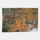 紅葉チューリップポプラールツリー キッチンタオル (横)