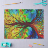 紅葉ツリー・オブ・ライフ 薄葉紙 (クラフト)