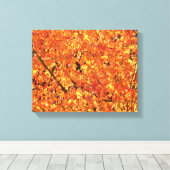 紅葉ツリー – 写真。 キャンバスプリント (インサイチュ (ウッドフロア))