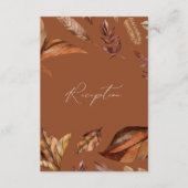 紅葉テラコッタウェディングレセプション エンクロージャーカード (正面)