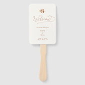 紅葉テラコッタシック結婚式 プログラムハンド ハンドファン (正面)