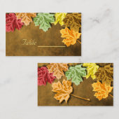 紅葉テーブルカード プレイスカード (正面/裏面)