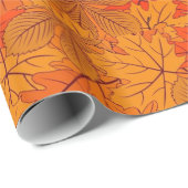 紅葉デザイン包装紙 ラッピングペーパー (ロールコーナー)