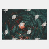 紅葉トリプルムーンラッピング紙 ラッピングペーパーシート (正面3)