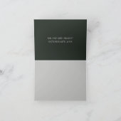 紅葉ドライグリーンリース サンキューカード (内部)