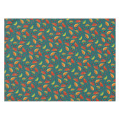 紅葉ナッツ栗パターンエレガント秋 テーブルクロス (正面(横))