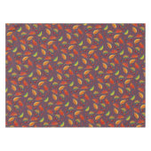 紅葉ナッツ栗パターンエレガント秋 テーブルクロス (正面(横))