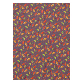 紅葉ナッツ栗パターンエレガント秋 テーブルクロス