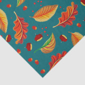 紅葉ナッツ栗パターンエレガント秋 薄葉紙 (詳細)