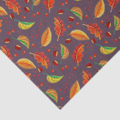 紅葉ナッツ栗パターンエレガント秋 薄葉紙 (詳細)