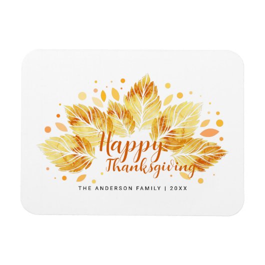 紅葉ハッピーサンクスギビング マグネット (横)