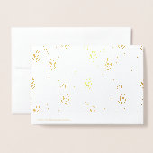 紅葉ハッピー感謝祭 箔カード (裏面封筒付き)