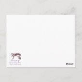 紅葉ハッピー秋ウィッシュハガキ ポストカード (裏面)