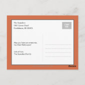 紅葉ハロウィンフォトカードポストカード ポストカード (裏面)