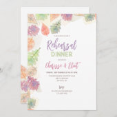 紅葉ハンド色彩の鮮やか 招待状 (正面/裏面)