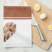 紅葉ハート型 キッチンタオル (四つ折り)