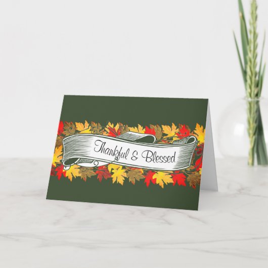 紅葉バナー カード (正面)