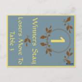 紅葉バンコテーブルカード#1 ポストカード (裏面)