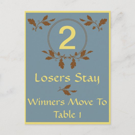 紅葉バンコテーブルカード#2 ポストカード (正面)