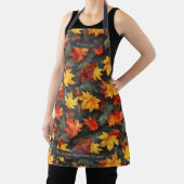 紅葉パターンとパーソナライズされたTouch エプロン (インサイチュ)