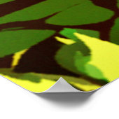 紅葉パターンアート ポスター (角)