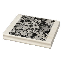 紅葉パターン繰り返しゴムスタンプ ラバースタンプ