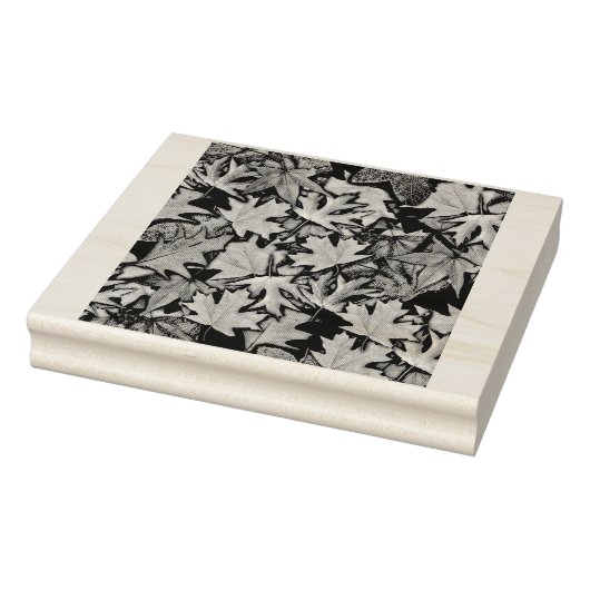 紅葉パターン繰り返しゴムスタンプ ラバースタンプ (スタンプ)