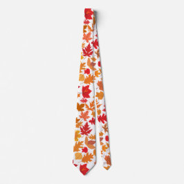 紅葉パターン02 BGなし ネクタイ