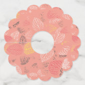 紅葉パターン5 ワイングラスタグ (正面)