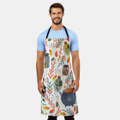 紅葉パターン。 エプロン (着用した状態)