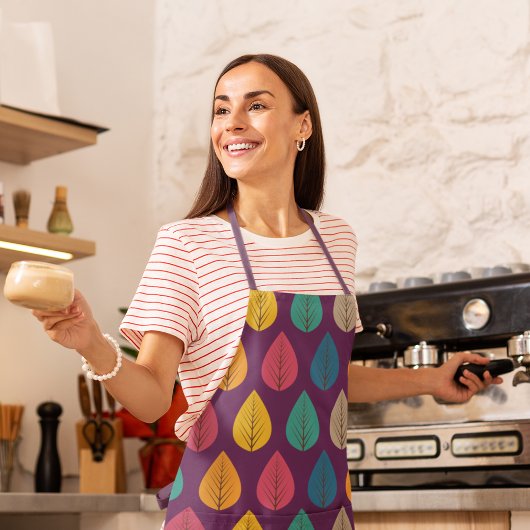 紅葉パターン エプロン