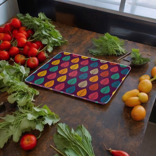 紅葉パターン カッティングボード